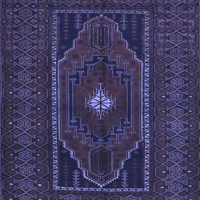 Machine Washable Persian Blue Traditional Rug, wshtr1133blu