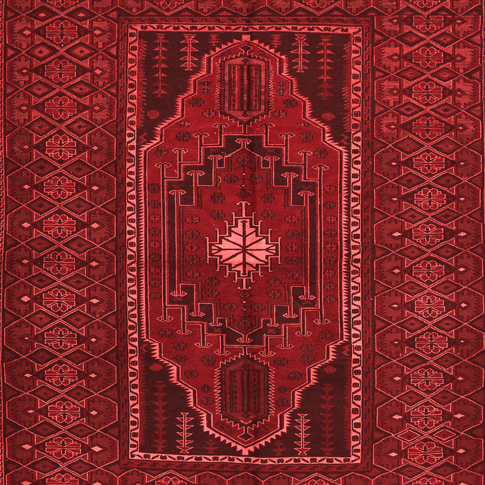 Machine Washable Persian Red Traditional Rug, wshtr1133red