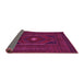 Sideview of Persian Pink Traditional Rug, tr1133pnk