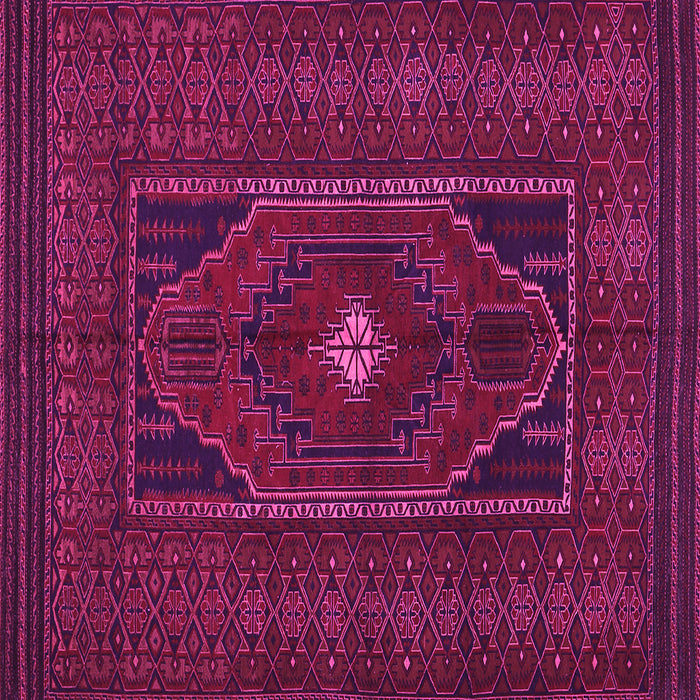 Square Machine Washable Persian Pink Traditional Rug, wshtr1133pnk