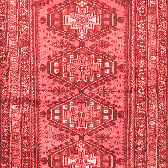 Machine Washable Persian Red Traditional Rug, wshtr1134red