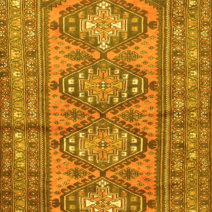 Machine Washable Persian Yellow Traditional Rug, wshtr1134yw