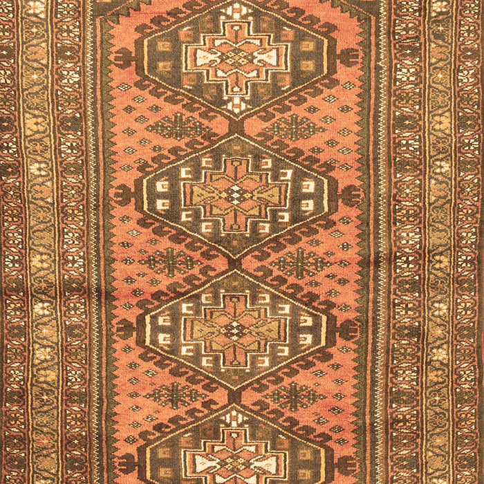 Machine Washable Persian Brown Traditional Rug, wshtr1134brn