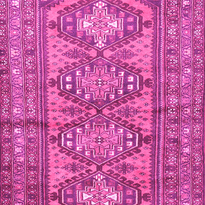 Machine Washable Persian Pink Traditional Rug, wshtr1134pnk