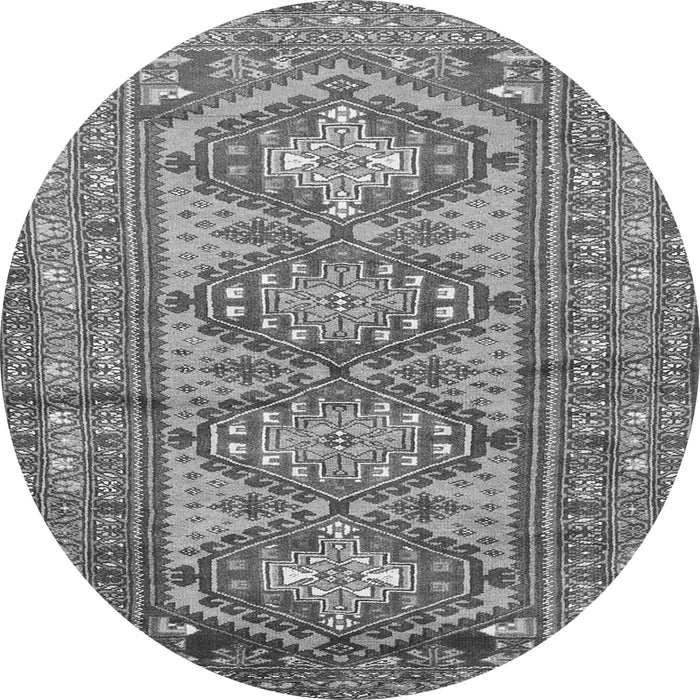 Square Persian Gray Traditional Rug, tr1134gry