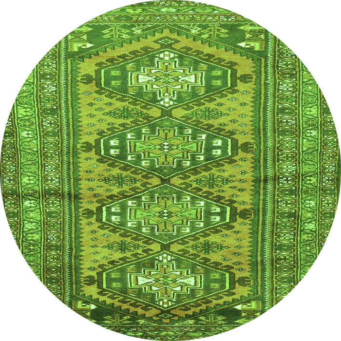 Machine Washable Persian Green Traditional Area Rugs, wshtr1134grn