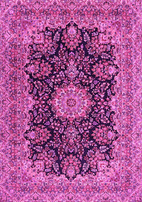 Medallion Pink Traditional Rug, tr1135pnk