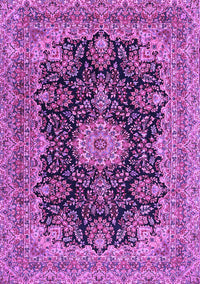 Medallion Purple Traditional Rug, tr1135pur