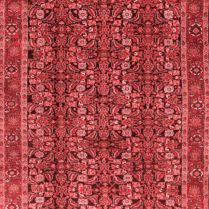 Machine Washable Persian Red Traditional Rug, wshtr1136red