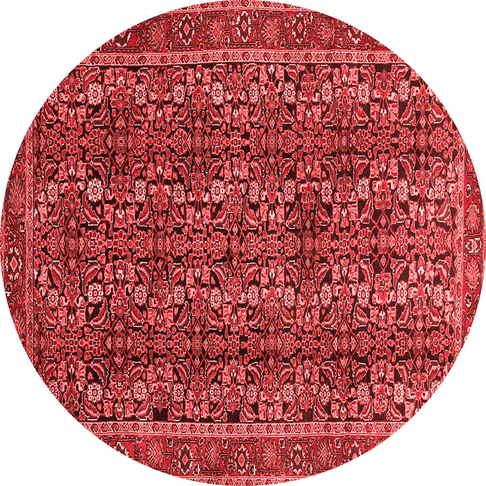 Machine Washable Persian Red Traditional Rug, wshtr1136red
