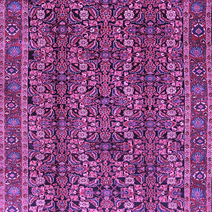 Machine Washable Persian Purple Traditional Area Rugs, wshtr1136pur