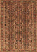 Persian Brown Traditional Rug, tr1136brn