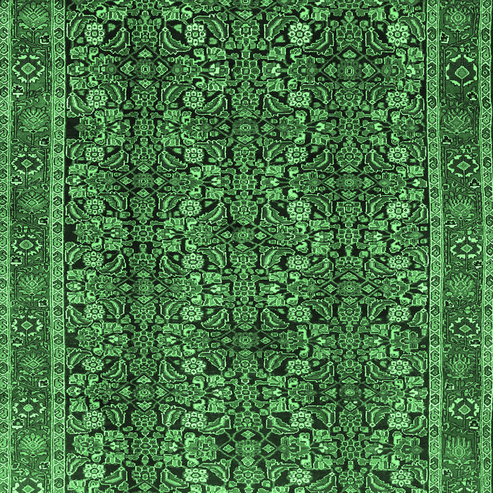 Persian Emerald Green Traditional Rug, tr1136emgrn