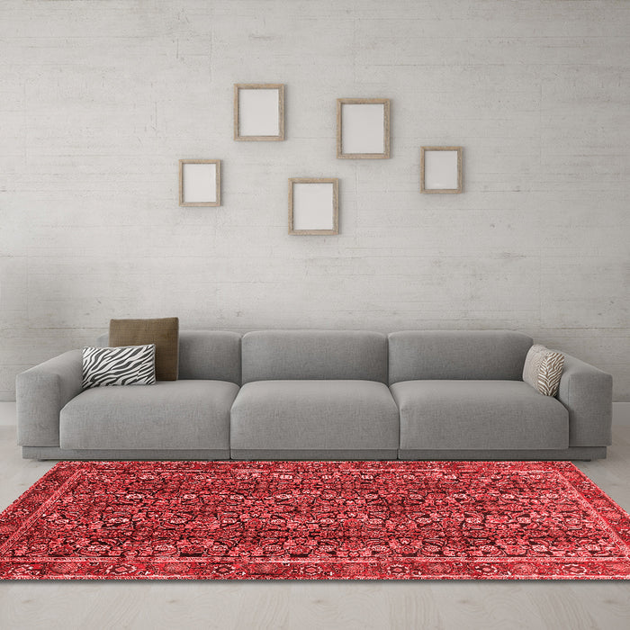 Traditional Red Washable Rugs