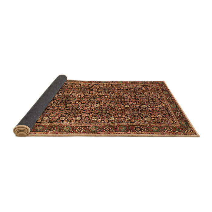 Sideview of Persian Brown Traditional Rug, tr1136brn