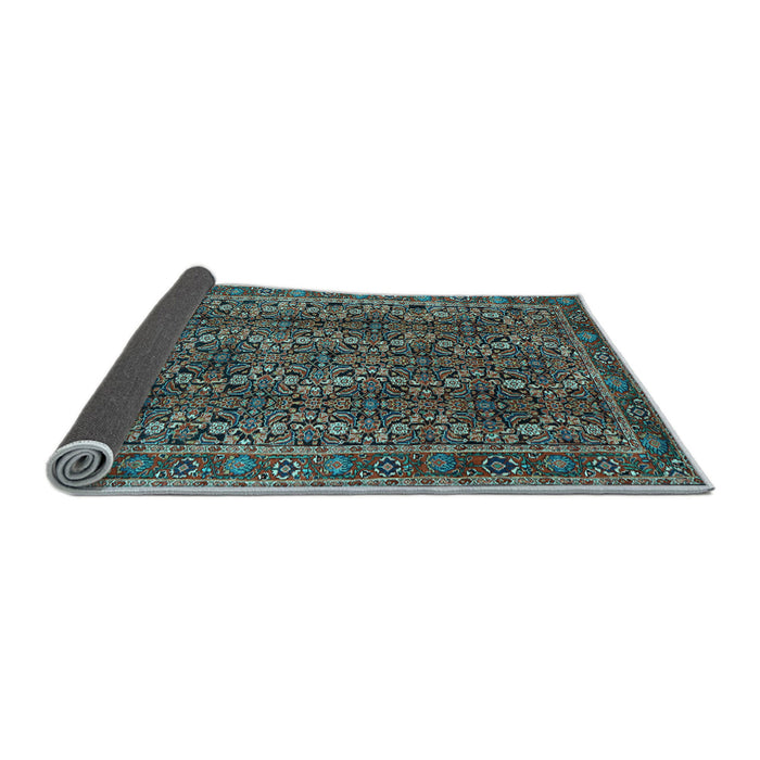 Sideview of Persian Light Blue Traditional Rug, tr1136lblu