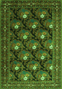 Persian Green Traditional Rug, tr1138grn