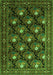 Persian Green Traditional Rug, tr1138grn