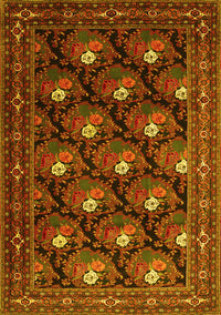 Persian Yellow Traditional Rug, tr1138yw