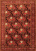 Persian Orange Traditional Rug, tr1138org