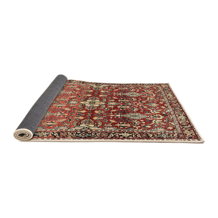 Sideview of Traditional Red Persian Rug, tr1139
