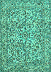 Persian Turquoise Traditional Rug, tr113turq