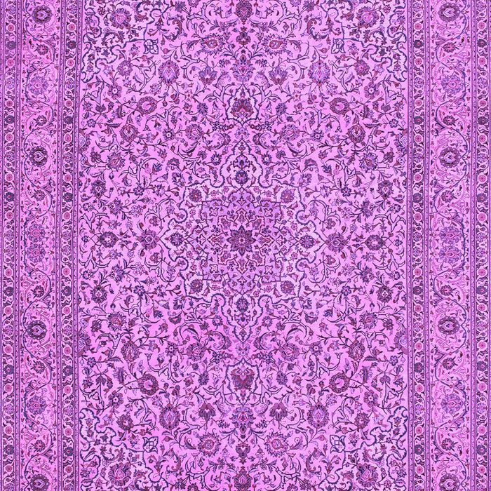Machine Washable Persian Purple Traditional Area Rugs, wshtr113pur