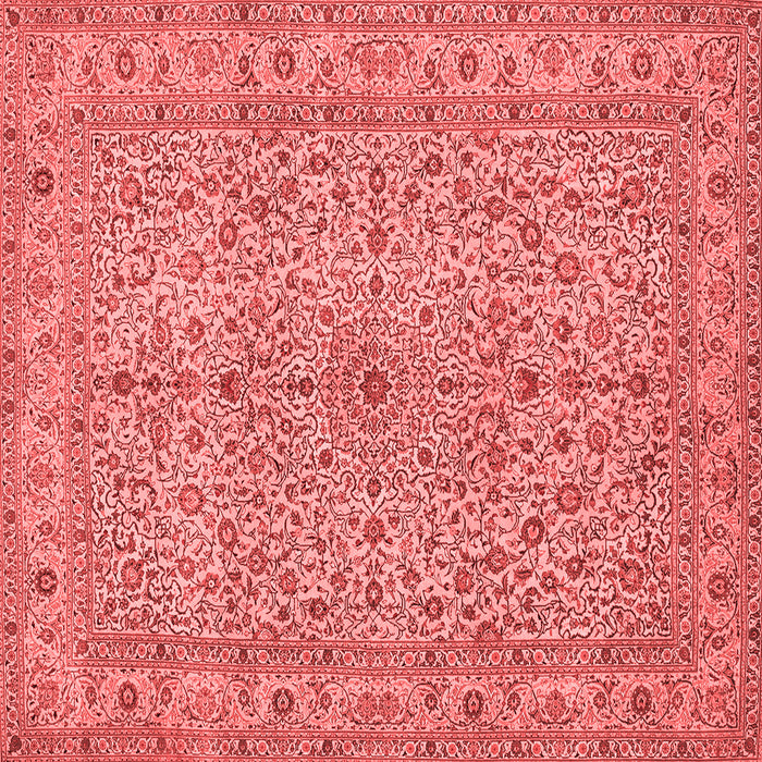 Machine Washable Persian Red Traditional Rug, wshtr113red