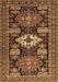 Persian Brown Traditional Rug, tr1140brn