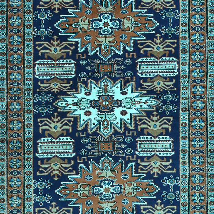 Machine Washable Persian Light Blue Traditional Rug, wshtr1140lblu