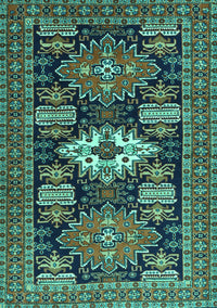 Persian Turquoise Traditional Rug, tr1140turq