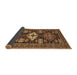 Sideview of Persian Brown Traditional Rug, tr1140brn