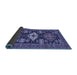 Sideview of Persian Blue Traditional Rug, tr1140blu