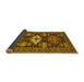 Sideview of Persian Yellow Traditional Rug, tr1140yw