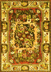 Persian Yellow Traditional Rug, tr1141yw