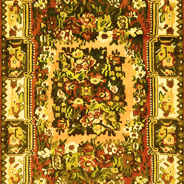 Persian Yellow Traditional Rug, tr1141yw
