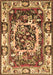 Machine Washable Persian Brown Traditional Rug, wshtr1141brn