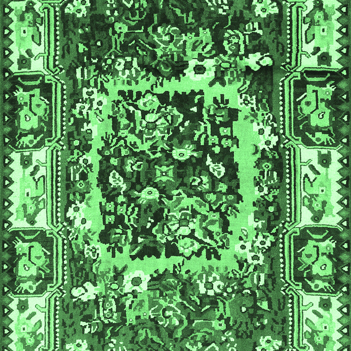 Persian Emerald Green Traditional Rug, tr1141emgrn