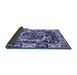 Sideview of Persian Blue Traditional Rug, tr1141blu