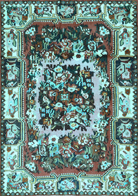 Persian Light Blue Traditional Rug, tr1141lblu