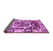 Sideview of Persian Purple Traditional Rug, tr1141pur