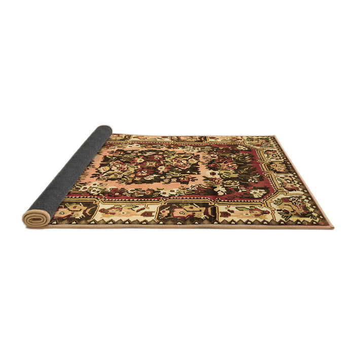 Sideview of Persian Brown Traditional Rug, tr1141brn