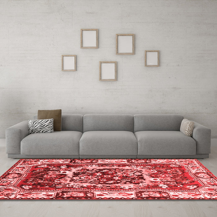 Traditional Red Washable Rugs