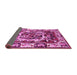 Sideview of Persian Pink Traditional Rug, tr1141pnk