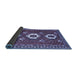 Sideview of Persian Blue Traditional Rug, tr1142blu