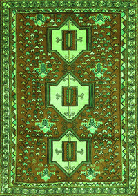 Persian Green Traditional Rug, tr1142grn