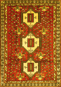 Persian Yellow Traditional Rug, tr1142yw