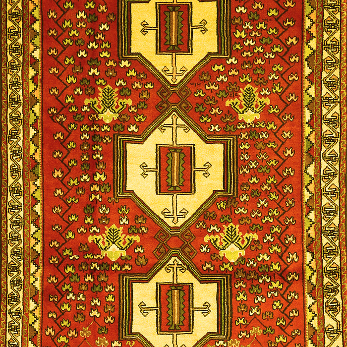 Persian Yellow Traditional Rug, tr1142yw