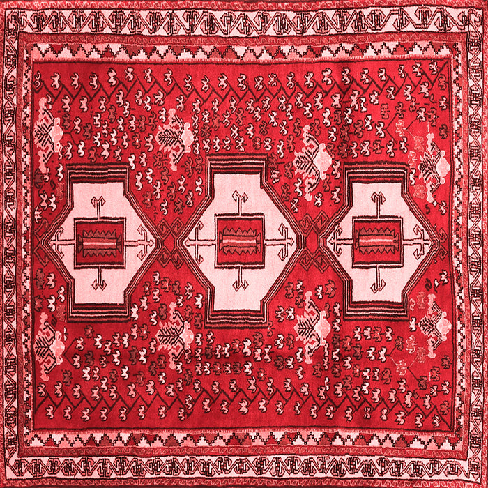 Machine Washable Persian Red Traditional Rug, wshtr1142red