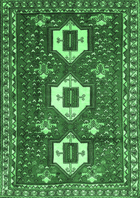 Persian Emerald Green Traditional Rug, tr1142emgrn